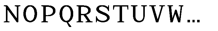 TRT Aigo Mono Medium Font UPPERCASE
