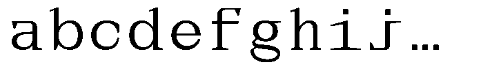 TRT Aigo Mono Medium FONT