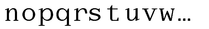 TRT Aigo Mono Medium Font LOWERCASE