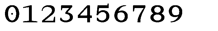 TRT Aigo Mono Semi Bold Font OTHER CHARS