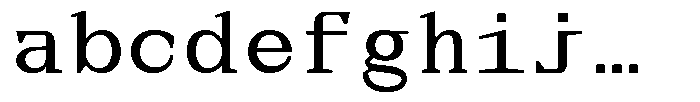 TRT Aigo Mono Semi Bold FONT