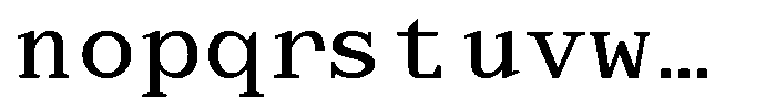 TRT Aigo Mono Semi Bold Font LOWERCASE
