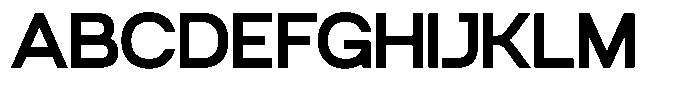 TRT Artnik Bold Font UPPERCASE