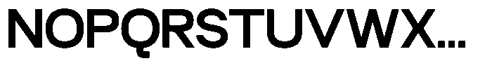TRT Artnik Bold Font UPPERCASE