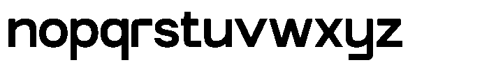 TRT Artnik Bold Font LOWERCASE