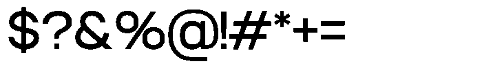 TRT Artnik Medium Font OTHER CHARS