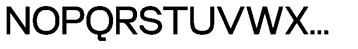 TRT Artnik Medium Font UPPERCASE