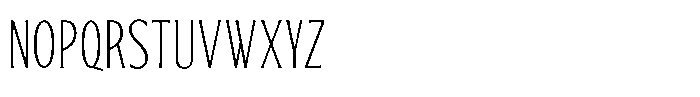TRT Bird Of Feather Thin Font UPPERCASE
