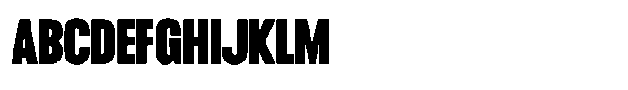 TRT Burn Bold Font UPPERCASE