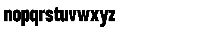 TRT Burn Bold Font LOWERCASE