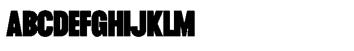 TRT Burn Extra Bold Font UPPERCASE