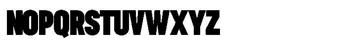 TRT Burn Extra Bold Font UPPERCASE