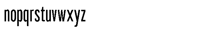TRT Burn Light Font LOWERCASE