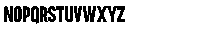 TRT Burn Semi Bold Font UPPERCASE