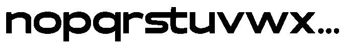 TRT Cenzo Monaco TRT CENZO MONACO Bold Font LOWERCASE