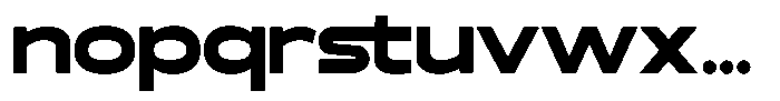 TRT Cenzo Monaco TRT CENZO MONACO Extra Bold Font LOWERCASE
