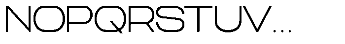 TRT Cenzo Monaco TRT CENZO MONACO Extra Light Font UPPERCASE