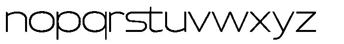 TRT Cenzo Monaco TRT CENZO MONACO Extra Light Font LOWERCASE