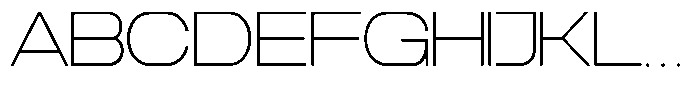 TRT Cenzo Monaco TRT CENZO MONACO Thin Font UPPERCASE