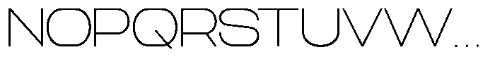TRT Cenzo Monaco TRT CENZO MONACO Thin Font UPPERCASE