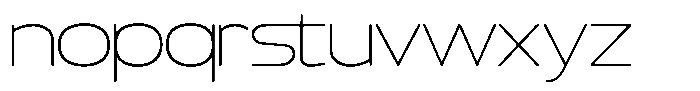 TRT Cenzo Monaco TRT CENZO MONACO Thin Font LOWERCASE