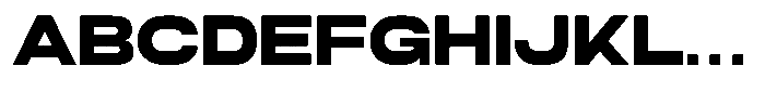 TRT Fluke Bold Font UPPERCASE