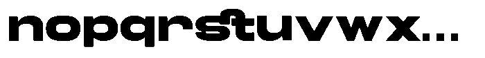 TRT Fluke Extra Bold Font LOWERCASE