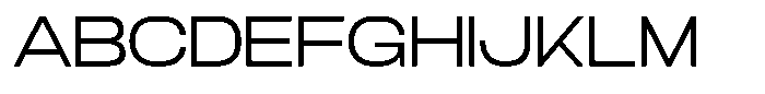 TRT Fluke Extra Light Font UPPERCASE