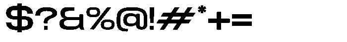 TRT Fluke Medium Font OTHER CHARS