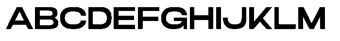 TRT Fluke Medium Font UPPERCASE