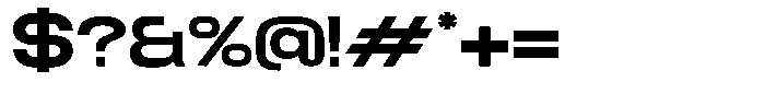 TRT Fluke Semi Bold Font OTHER CHARS