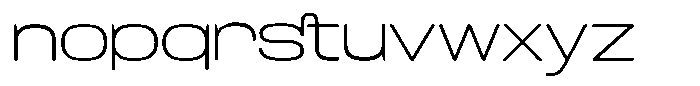 TRT Fluke Thin Font LOWERCASE