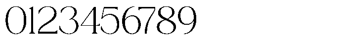 TRT Gateral Extra Light Font OTHER CHARS