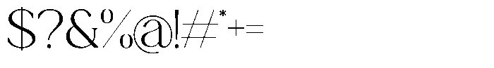 TRT Gateral Extra Light Font OTHER CHARS