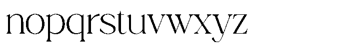 TRT Gateral Extra Light Font LOWERCASE