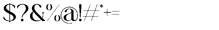 TRT Gateral Medium Font OTHER CHARS