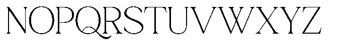 TRT Gateral Thin Font UPPERCASE