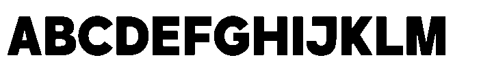TRT Groza Extra Bold Font UPPERCASE