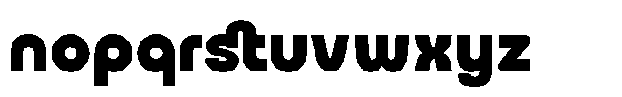 TRT Groza Extra Bold Font LOWERCASE