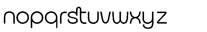 TRT Groza Extra Light Font LOWERCASE