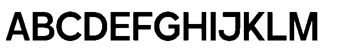 TRT Groza Medium Font UPPERCASE