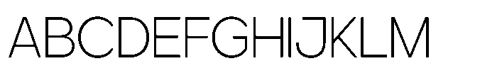 TRT Groza Thin Font UPPERCASE