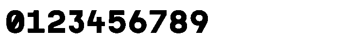 TRT Interval TRT INTERVAL Bold Font OTHER CHARS