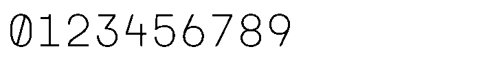 TRT Interval TRT INTERVAL Extra Light Font OTHER CHARS