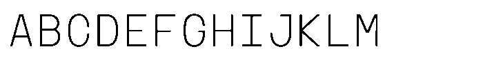 TRT Interval TRT INTERVAL Extra Light Font UPPERCASE