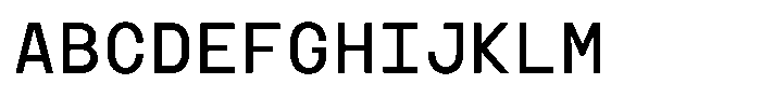 TRT Interval TRT INTERVAL Regular Font UPPERCASE