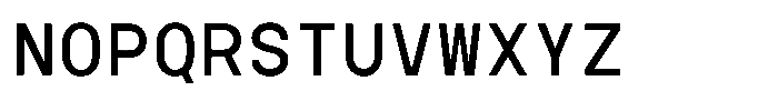 TRT Interval TRT INTERVAL Regular Font UPPERCASE