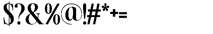 TRT Kingdom Heaven Bold Font OTHER CHARS