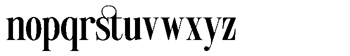 TRT Kingdom Heaven Bold Font LOWERCASE