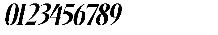 TRT Kingdom Heaven Extra Bold Italic Font OTHER CHARS